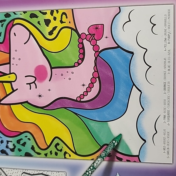 Crayola Art Skills 3pc Children's Coloring Book Marker Crayon Easy Painting Set - Picture 8 of 15